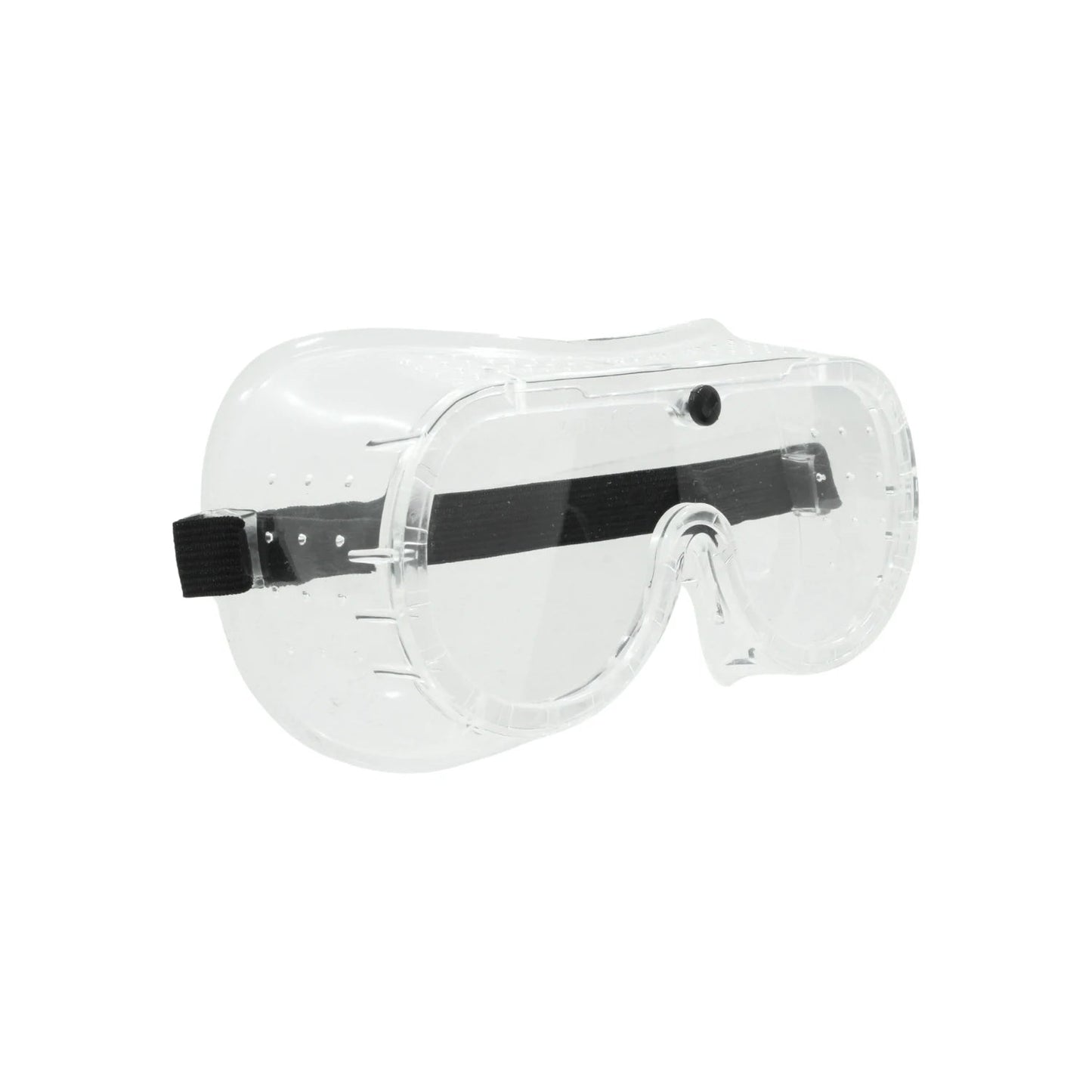 Goggles de protección transparentes con correa elástica negra para seguridad industrial y laboral