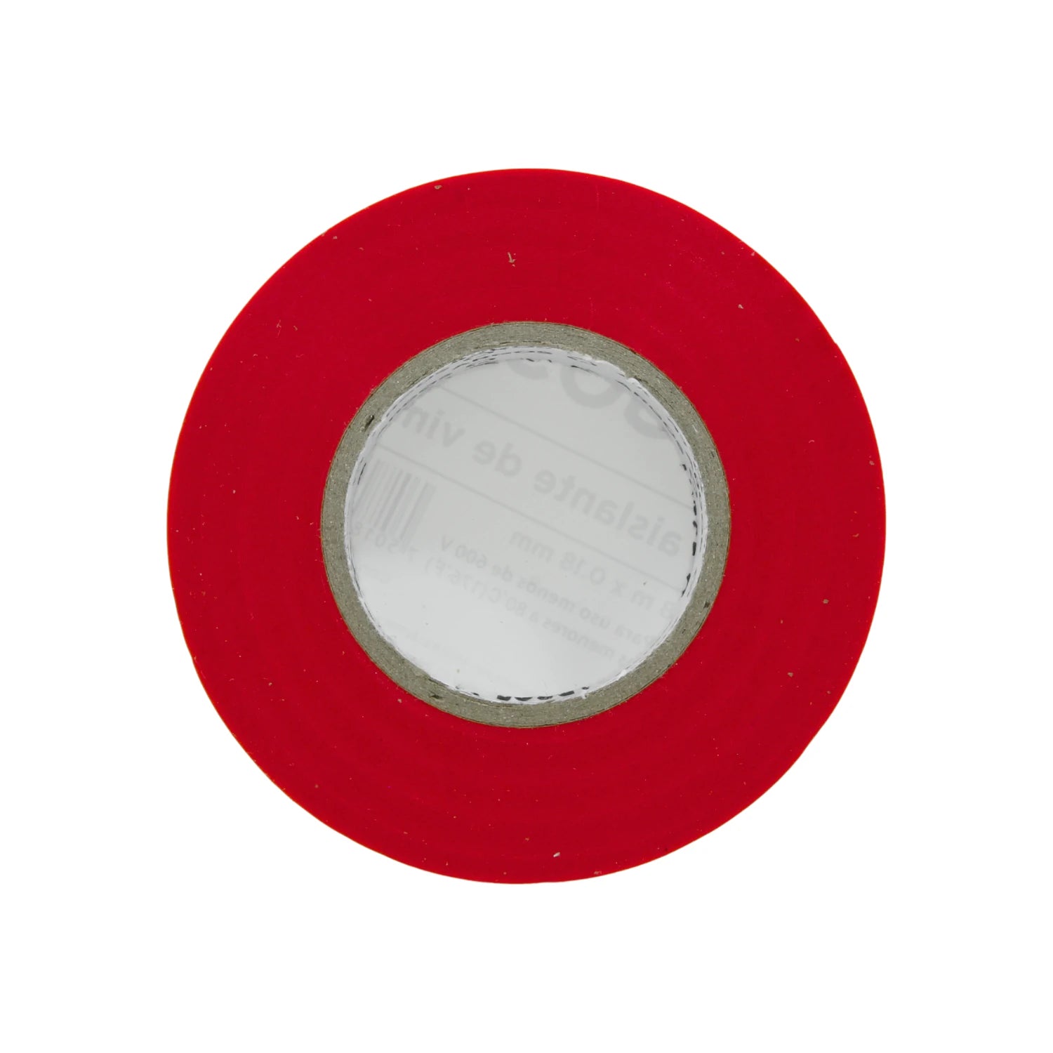 Cinta de aislar eléctrica roja, rollo para conexiones y reparaciones de ferretería