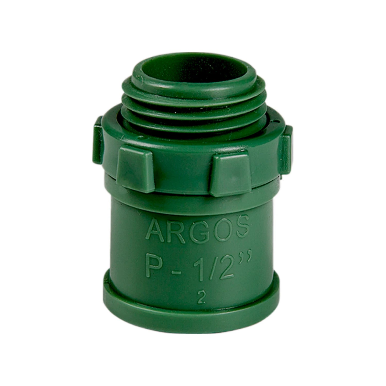 Conector conduit PVC 1/2 pulgada Argos verde para instalaciones eléctricas y unión de tuberías
