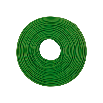 Cable eléctrico verde calibre 10, rollo de 100 metros para instalaciones residenciales e industriales