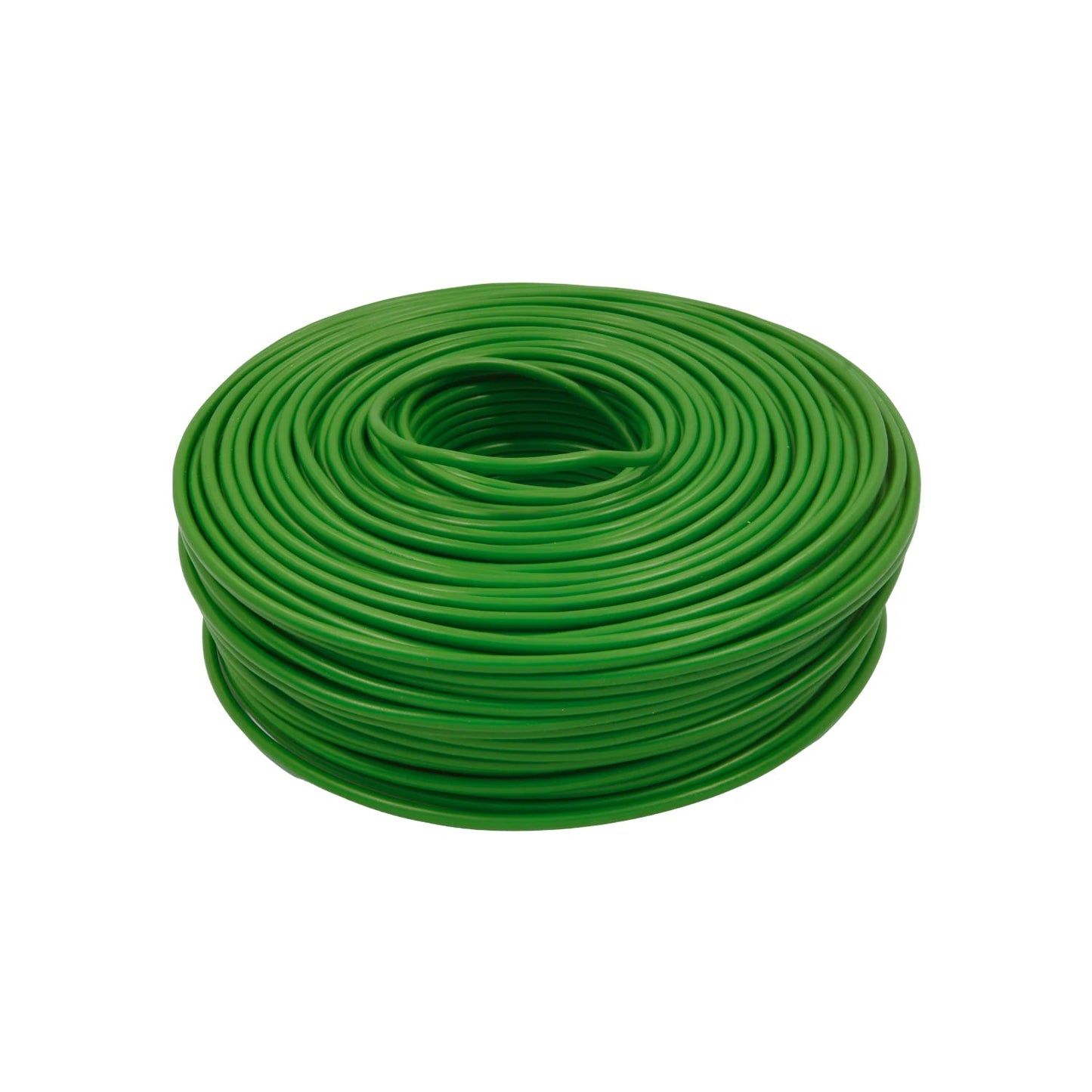 Cable eléctrico verde calibre 14, rollo de 100 metros para instalaciones eléctricas