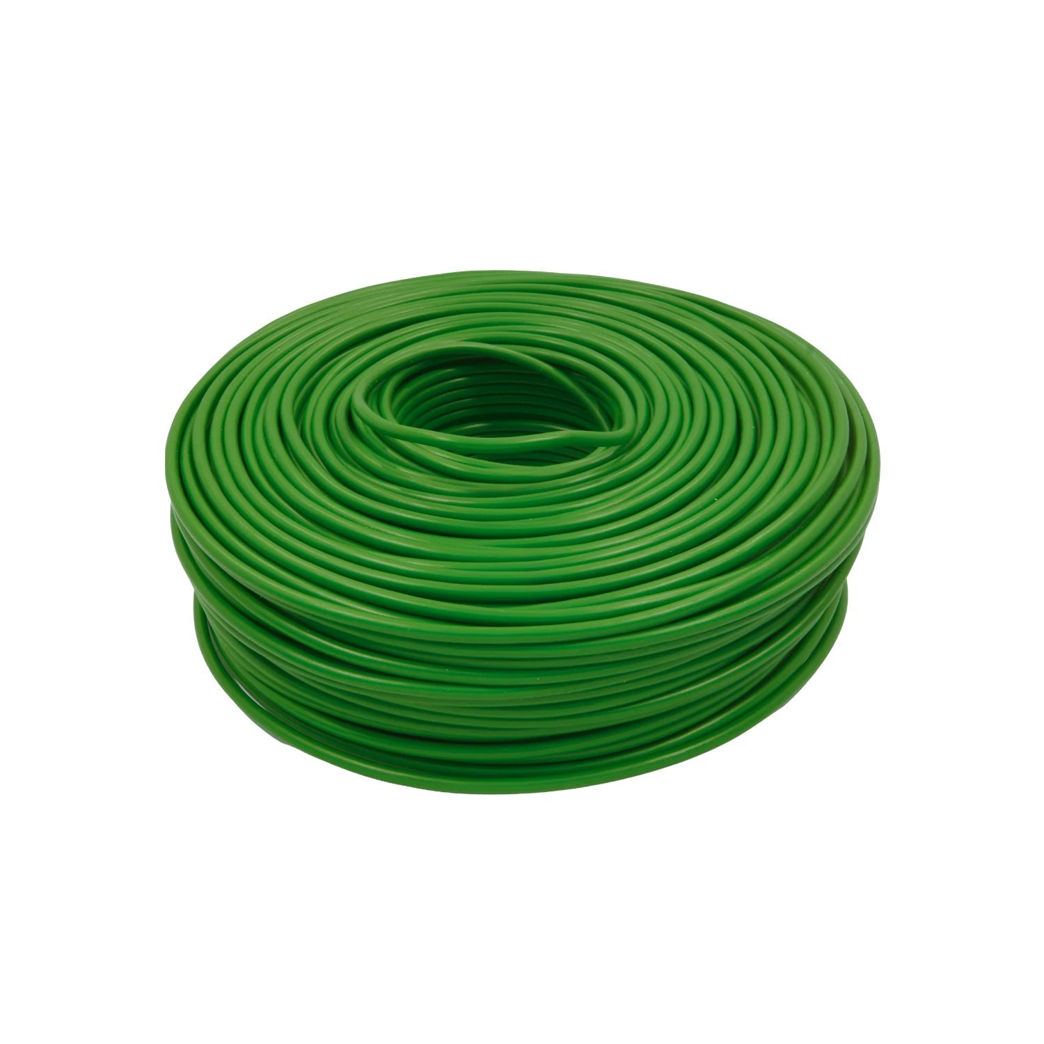 Cable eléctrico verde calibre 14, rollo de 100 metros para instalaciones eléctricas