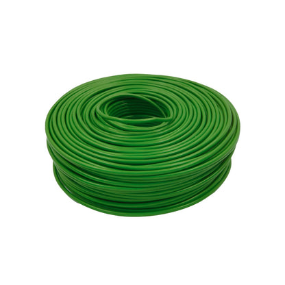 Cable eléctrico verde calibre 14, rollo de 100 metros para instalaciones eléctricas