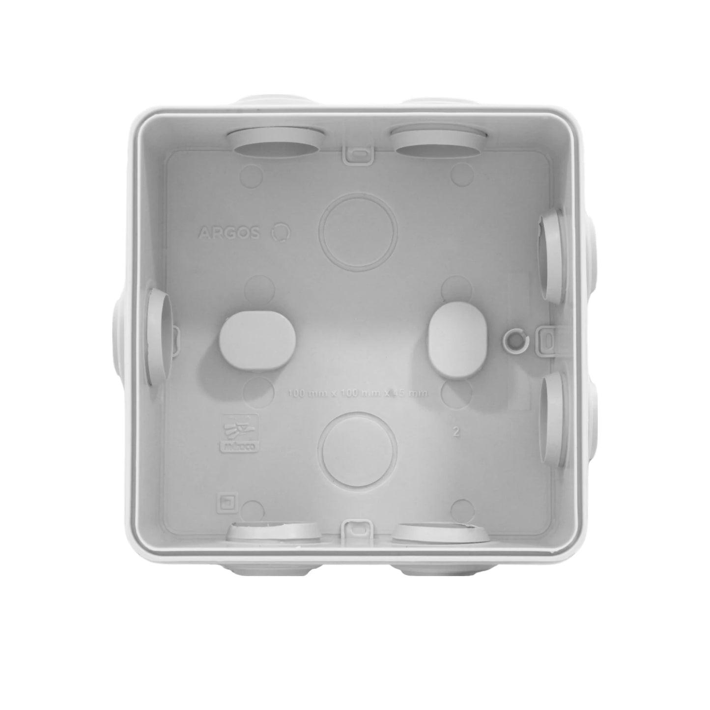 Caja estanca 100 x 100 x 45 mm conos Argos CE101045CH