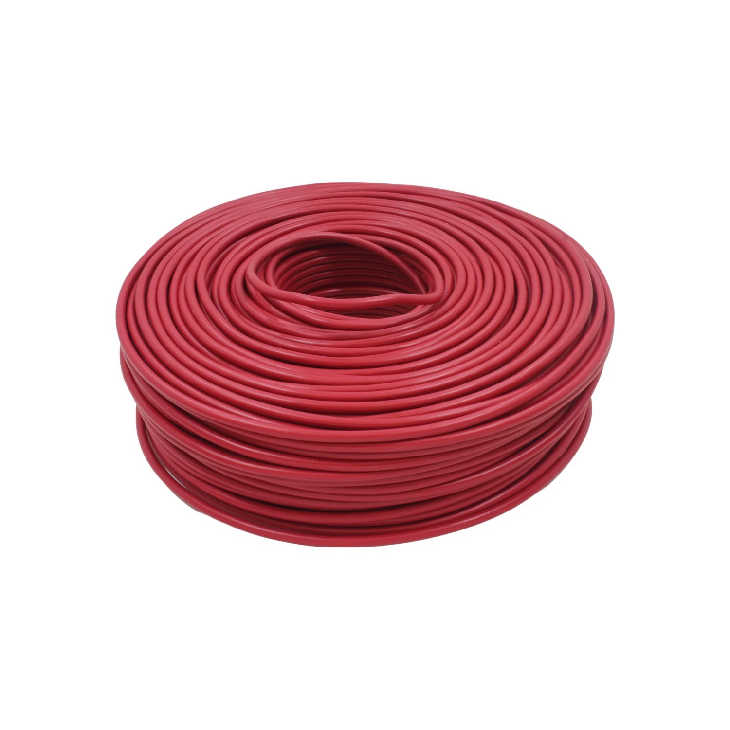 Rollo de cable eléctrico rojo calibre #14 de 100 metros para instalaciones