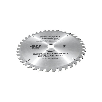 Disco sierra circular Ong Namo 10 pulgadas 40 dientes carburo de tungsteno para madera, uso general