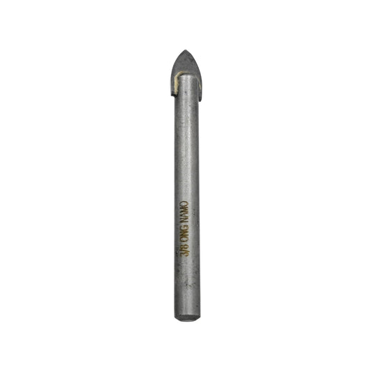 Broca para vidrio 3/8" Ong Namo punta de lanza de carburo para perforaciones limpias