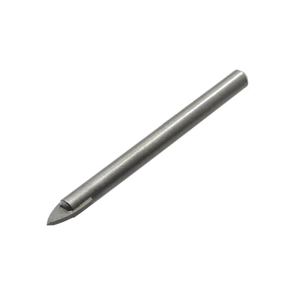 Broca para vidrio 5/16" con punta de carburo de tungsteno, ideal para perforar cerámica y azulejos.