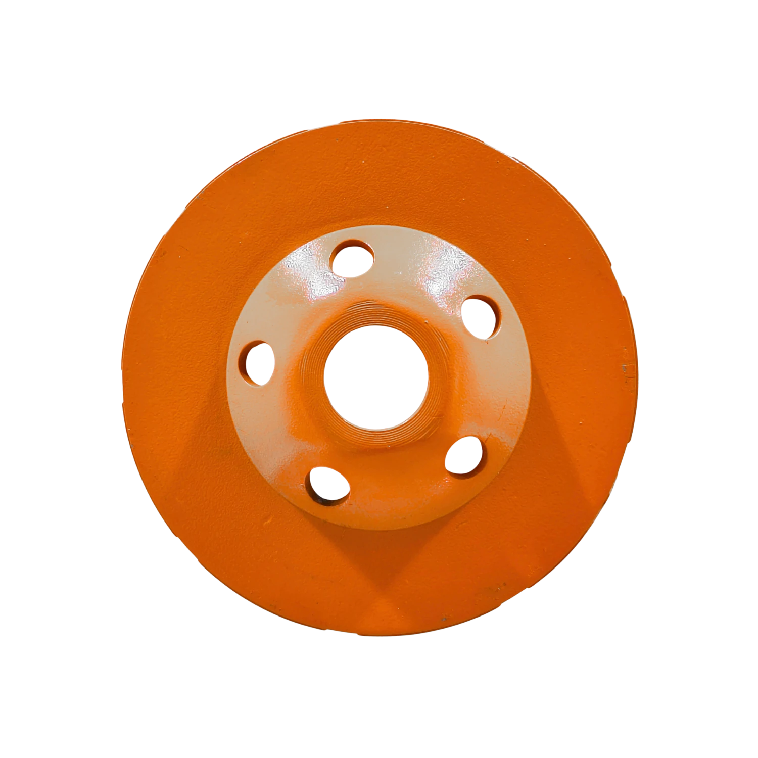 Copa diamante Austral 4 1/2" naranja para desbaste y pulido de concreto, piedra y mampostería