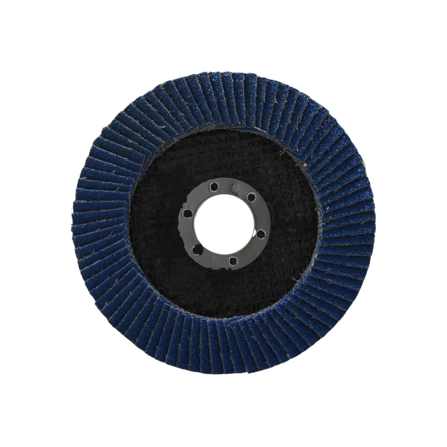Disco de láminas azul de circonio para amoladora ideal para lijado y rectificado de acero inoxidable y metales.
