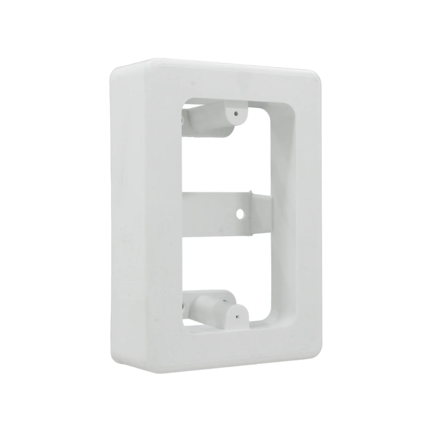 Caja universal de plástico blanca para canaleta