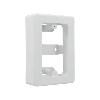 Caja universal de plástico blanca para canaleta