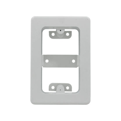 Caja universal de plástico blanca para canaleta