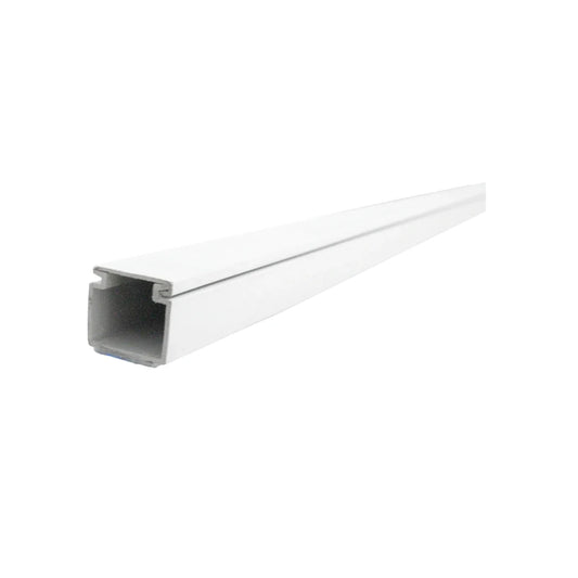 Canaleta 2 vías con adhesivo 12 mm x 21 mm x 2 m blanca 1020