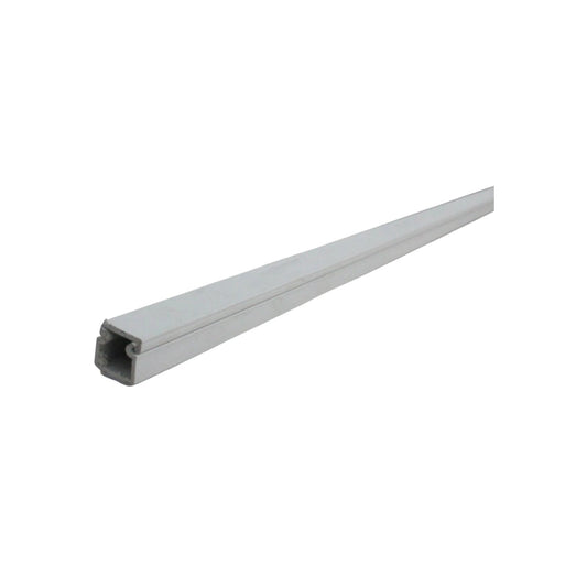 Canaleta blanca autoadhesiva mini para organizar y ocultar cables eléctricos de 1 vía