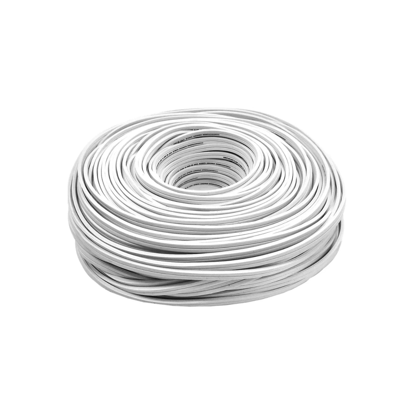 Rollo de cable eléctrico blanco JCC calibre 12 AWG anti flama 90 metros para instalaciones eléctricas