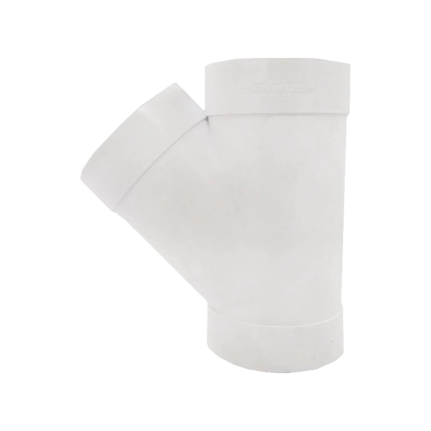 Yee PVC sanitario Gold Line 4 pulgadas (100mm) blanco para conexiones de drenaje