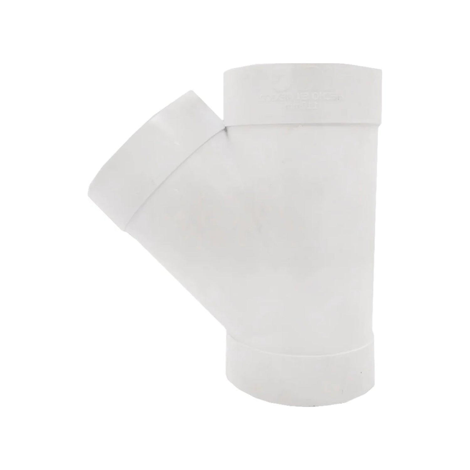 Yee PVC sanitario Gold Line 4 pulgadas (100mm) blanco para conexiones de drenaje