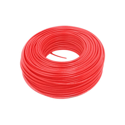Rollo de cable eléctrico IUSA rojo antiflama 4mm² para instalaciones residenciales o comerciales