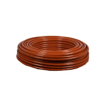 Poliducto flexible naranja de 1/2 pulgada en rollo, para protección y tendido de cables.
