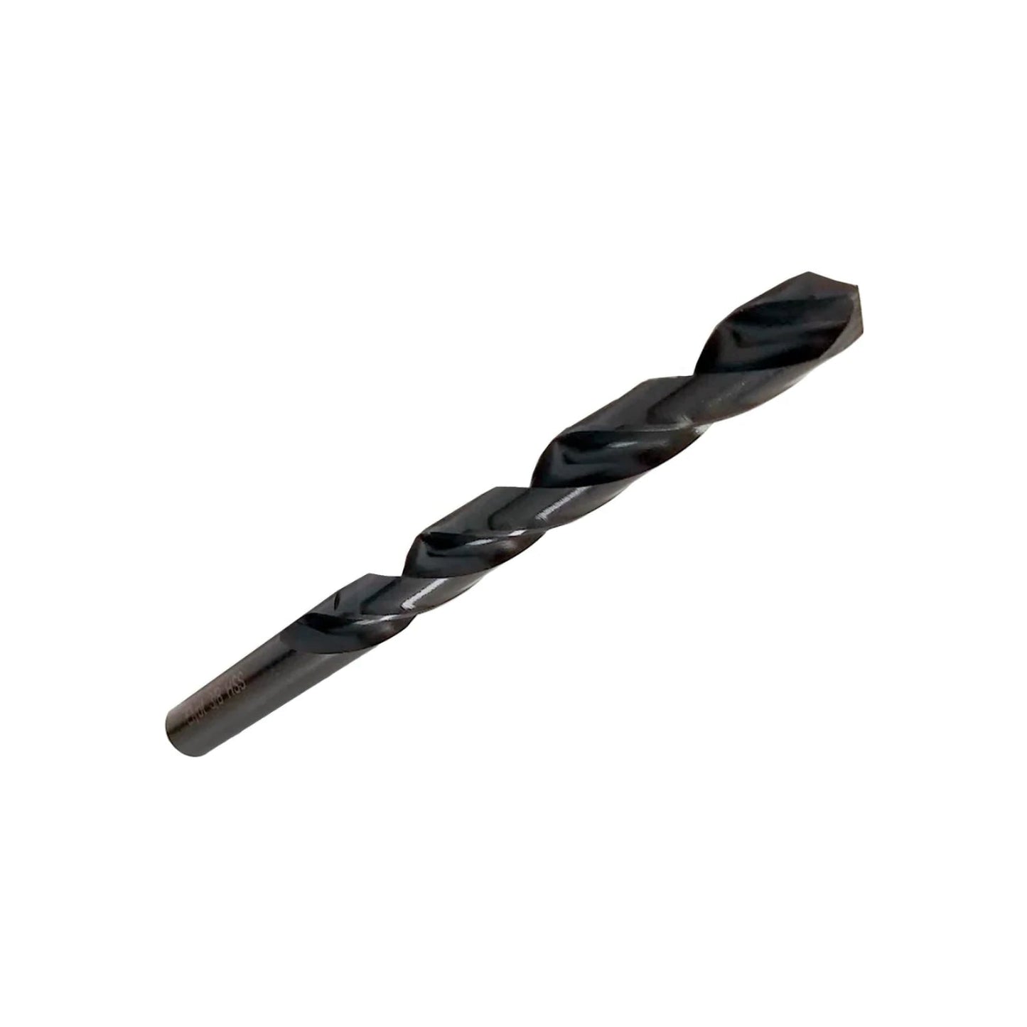 Broca espiral de taladro HSS negra 3/8 pulgada para perforar metal y madera