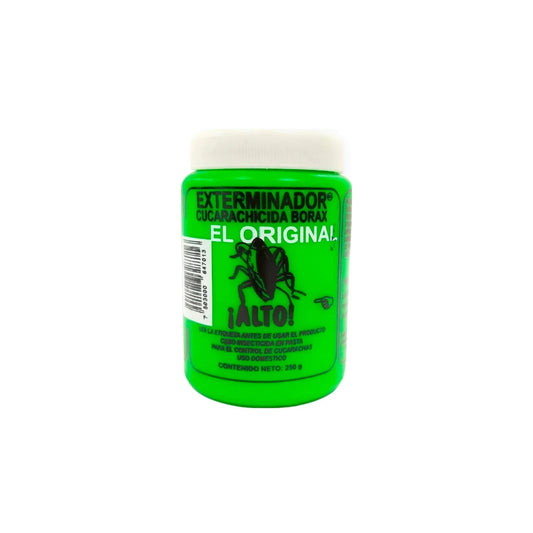 Cucarachicida Exterminador Borax en pasta 250g verde para eliminar cucarachas y plagas domésticas