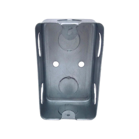 Caja chalupa eléctrica galvanizada de 1/2 pulgada para instalaciones de cableado en pared