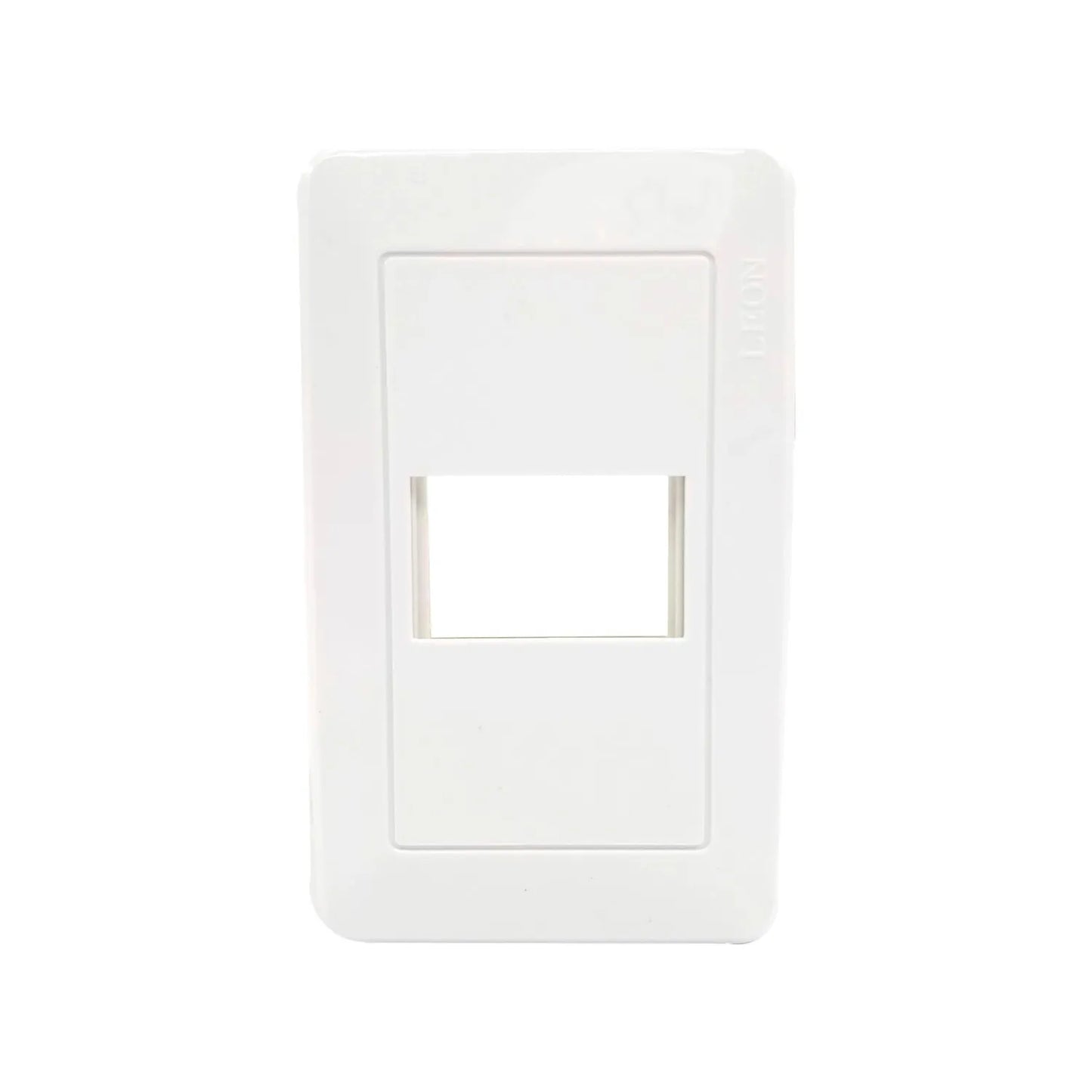 Placa 1 ventana blanca León L118-24