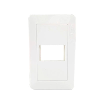 Placa 1 ventana blanca León L118-24