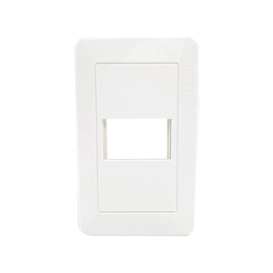 Placa 1 ventana blanca León L118-24