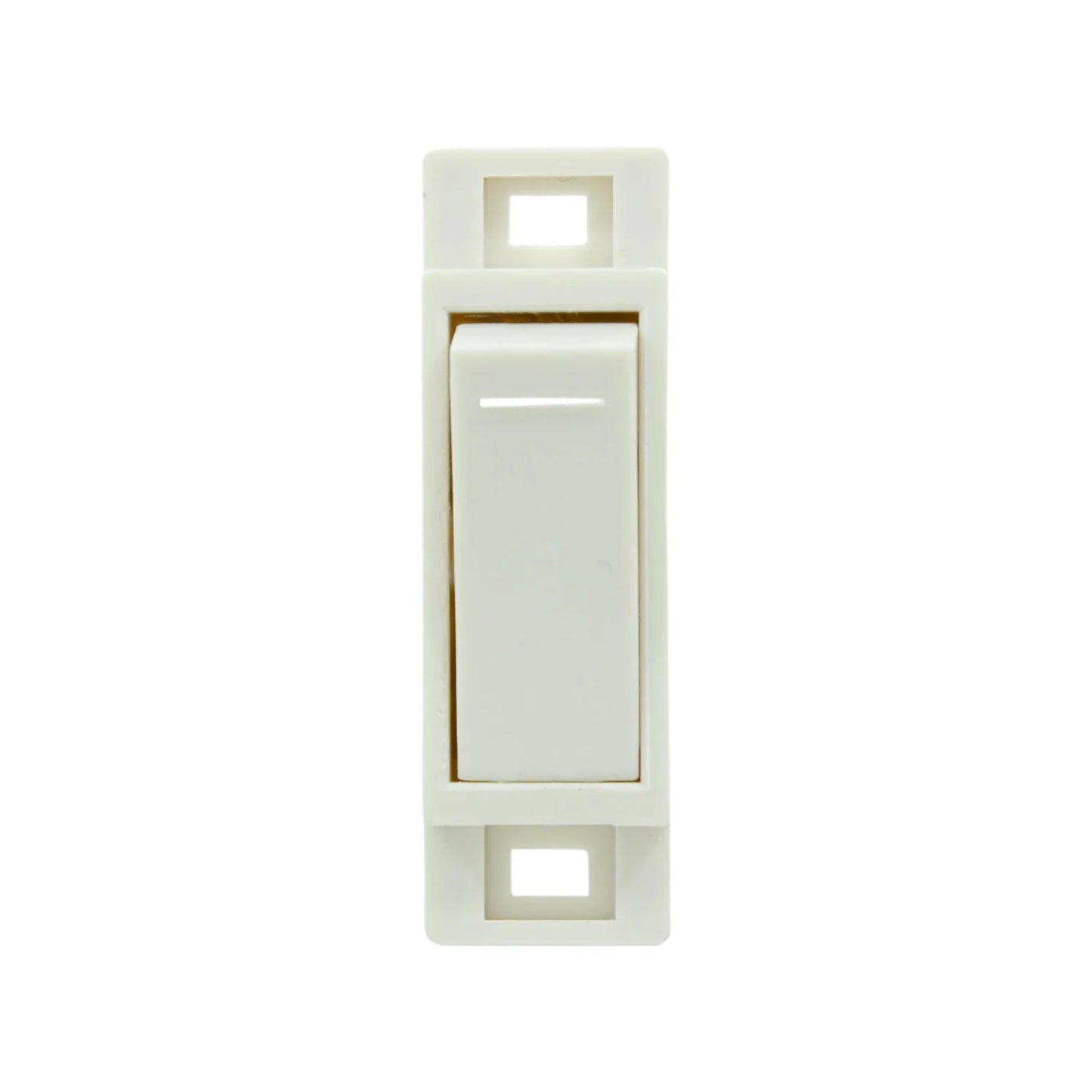 Apagador sencillo blanco para luz, interruptor eléctrico de pared