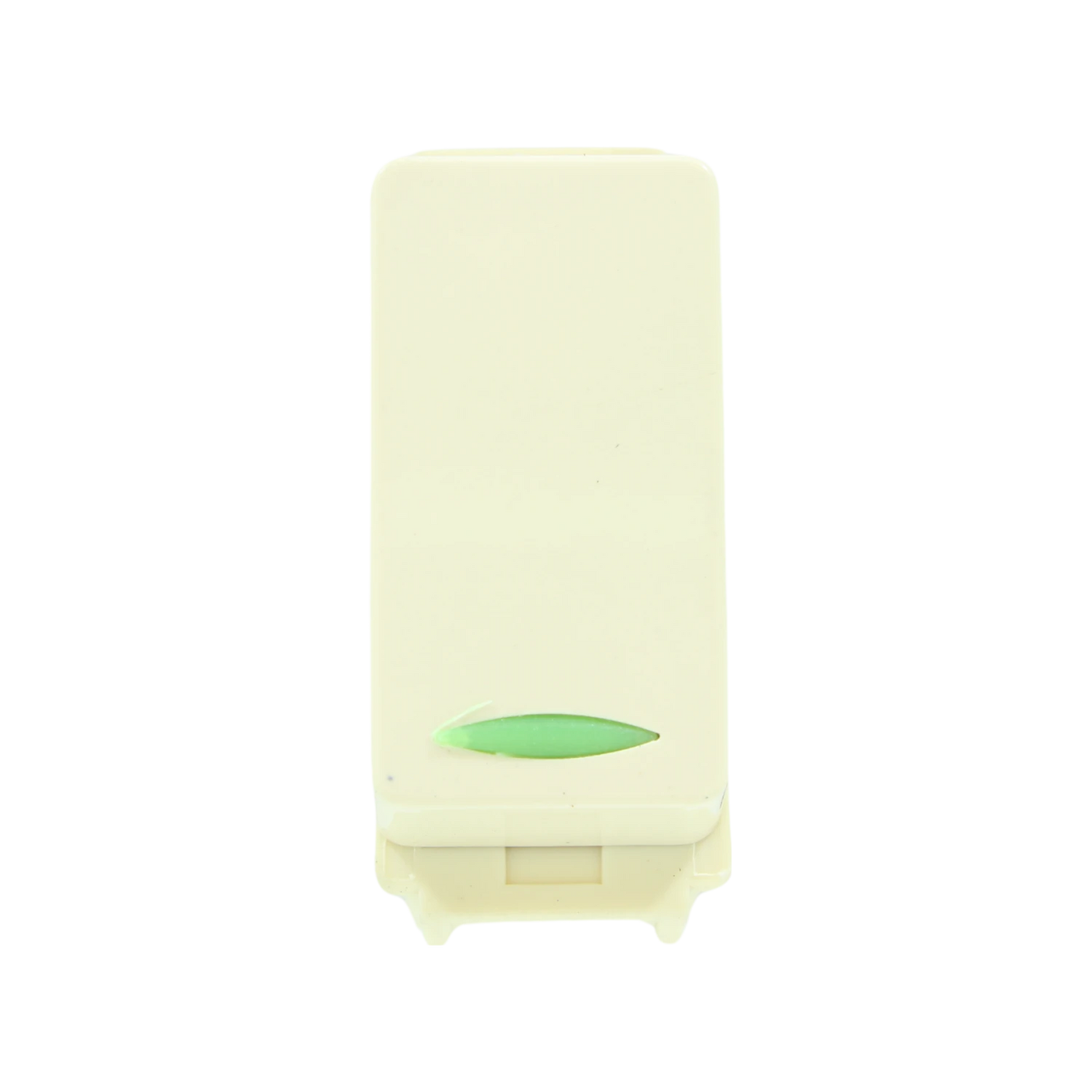 Apagador sencillo marfil tipo evolution con luz indicadora verde