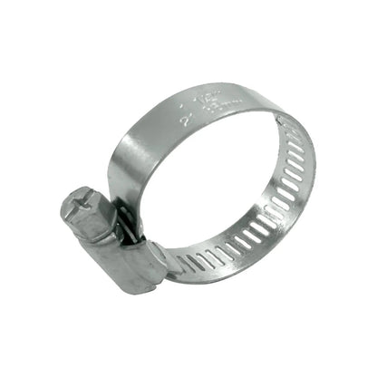 Abrazadera sin fin de manguera 1 1/2" (38mm) de acero inoxidable