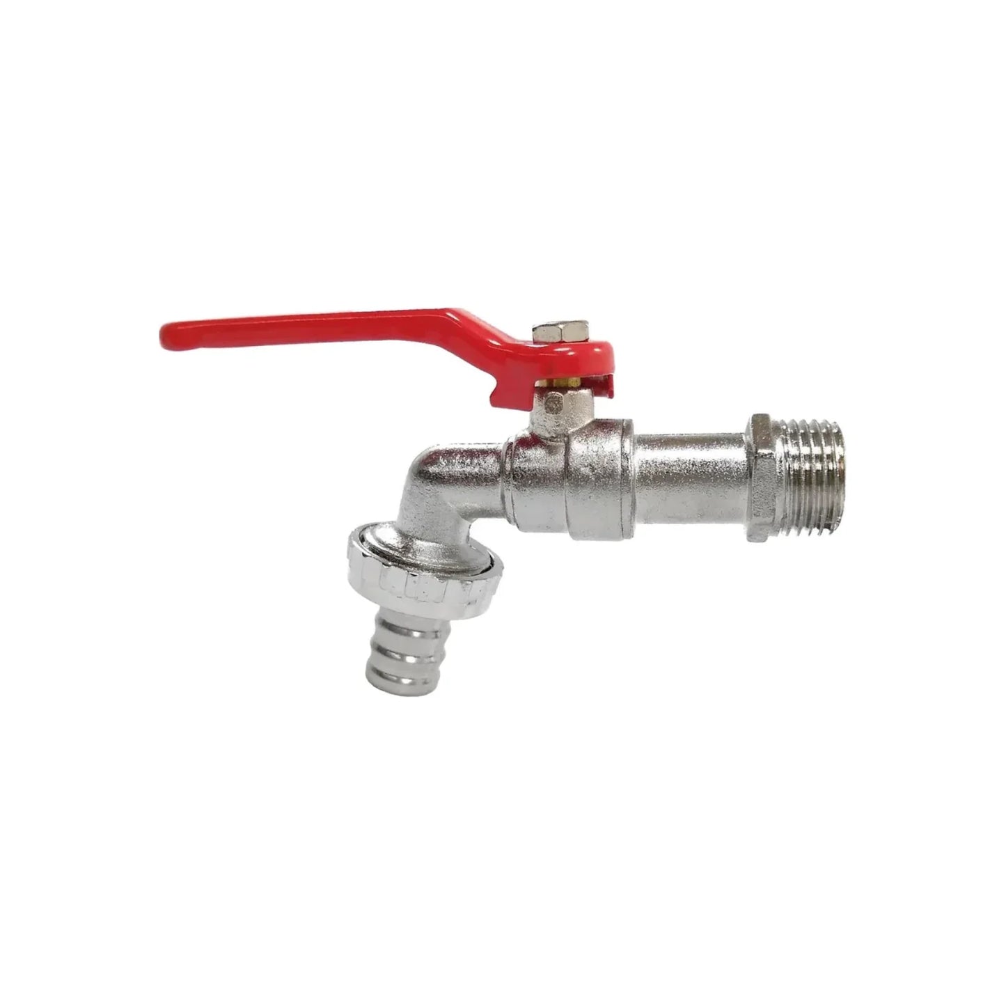 Llave de jardín 1/2" niquelada León LLJAR1/4