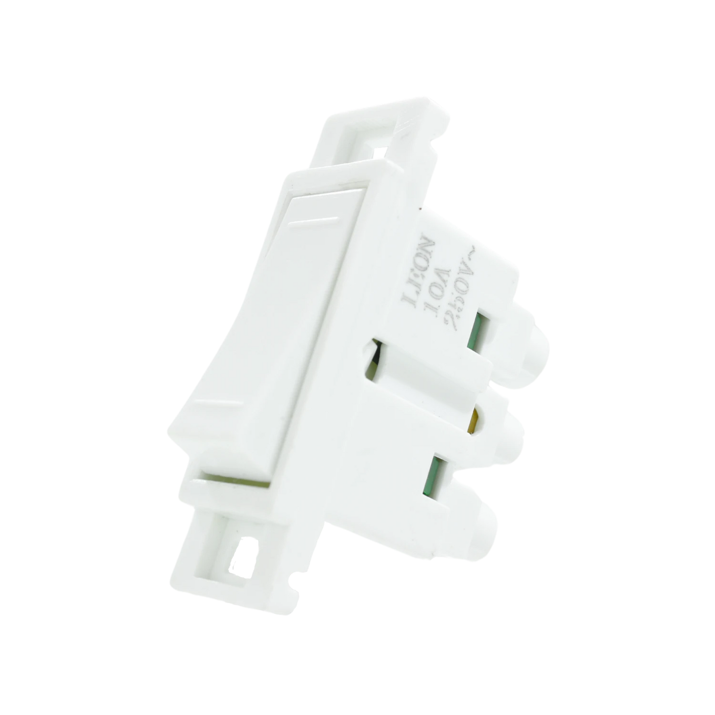 Apagador de escalera blanco marca LEON, interruptor eléctrico modular 10A 250V~