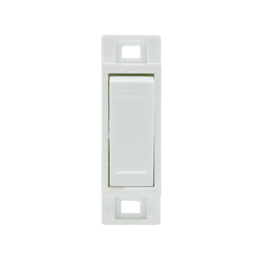 Apagador de escalera blanco, interruptor de luz eléctrico para instalación de pared