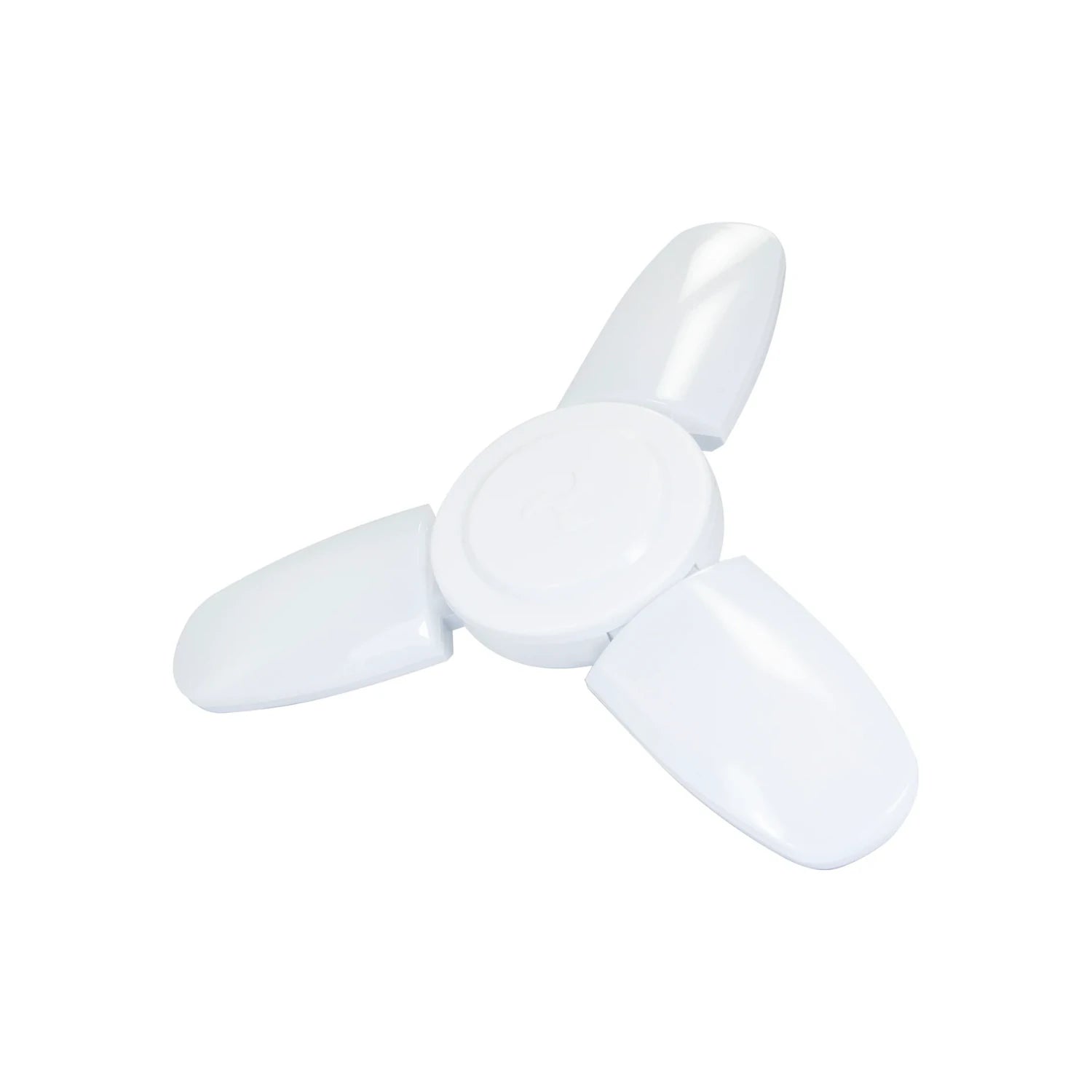 Lámpara LED blanca con 3 aspas desplegables, 18W, estilo ventilador para techo o plafón