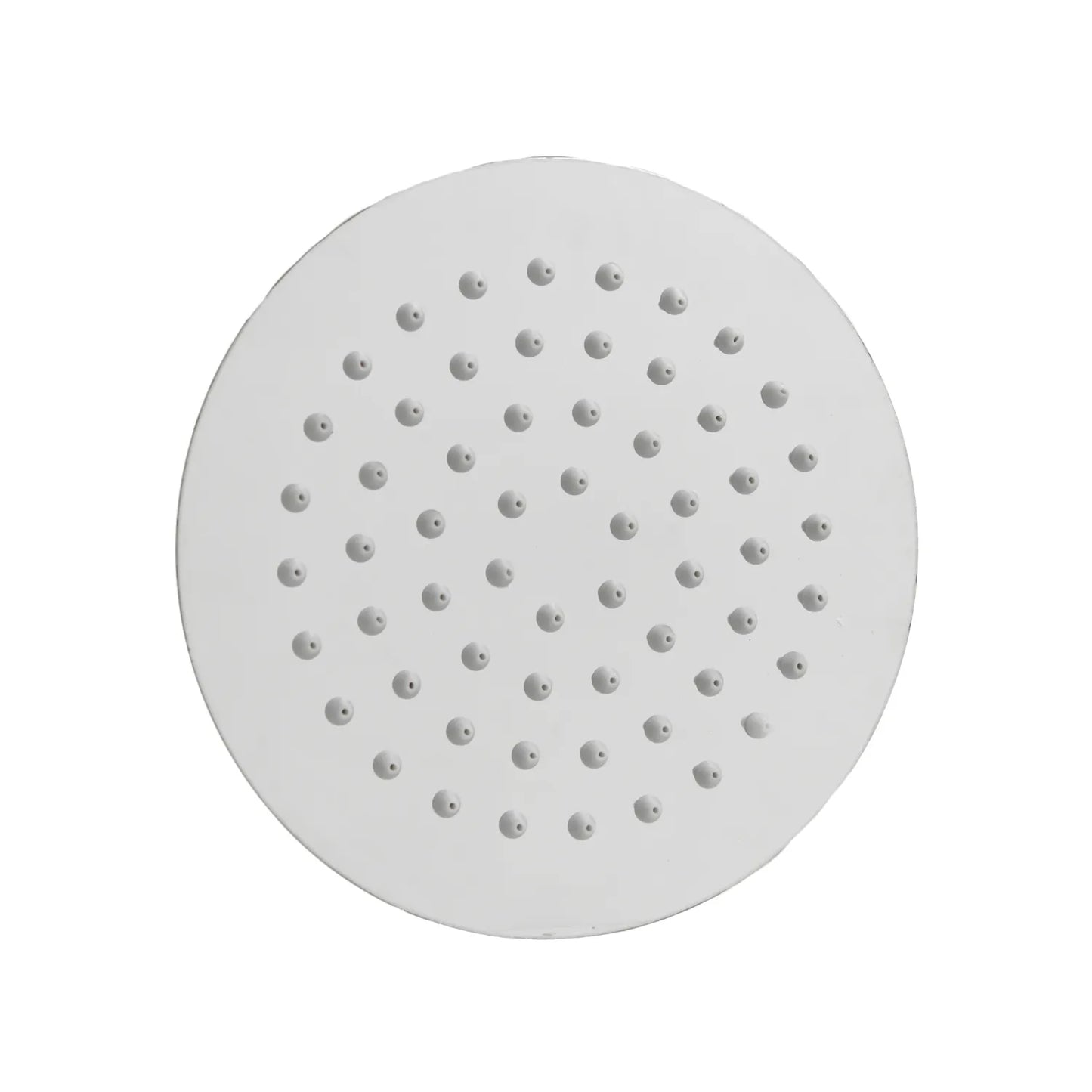 Plato de regadera circular cromado con boquillas de silicona gris antical para cabezal de ducha de baño