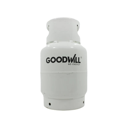Tanque de gas LP blanco Goodwill AZ-ENERGY, cilindro de propano recargable