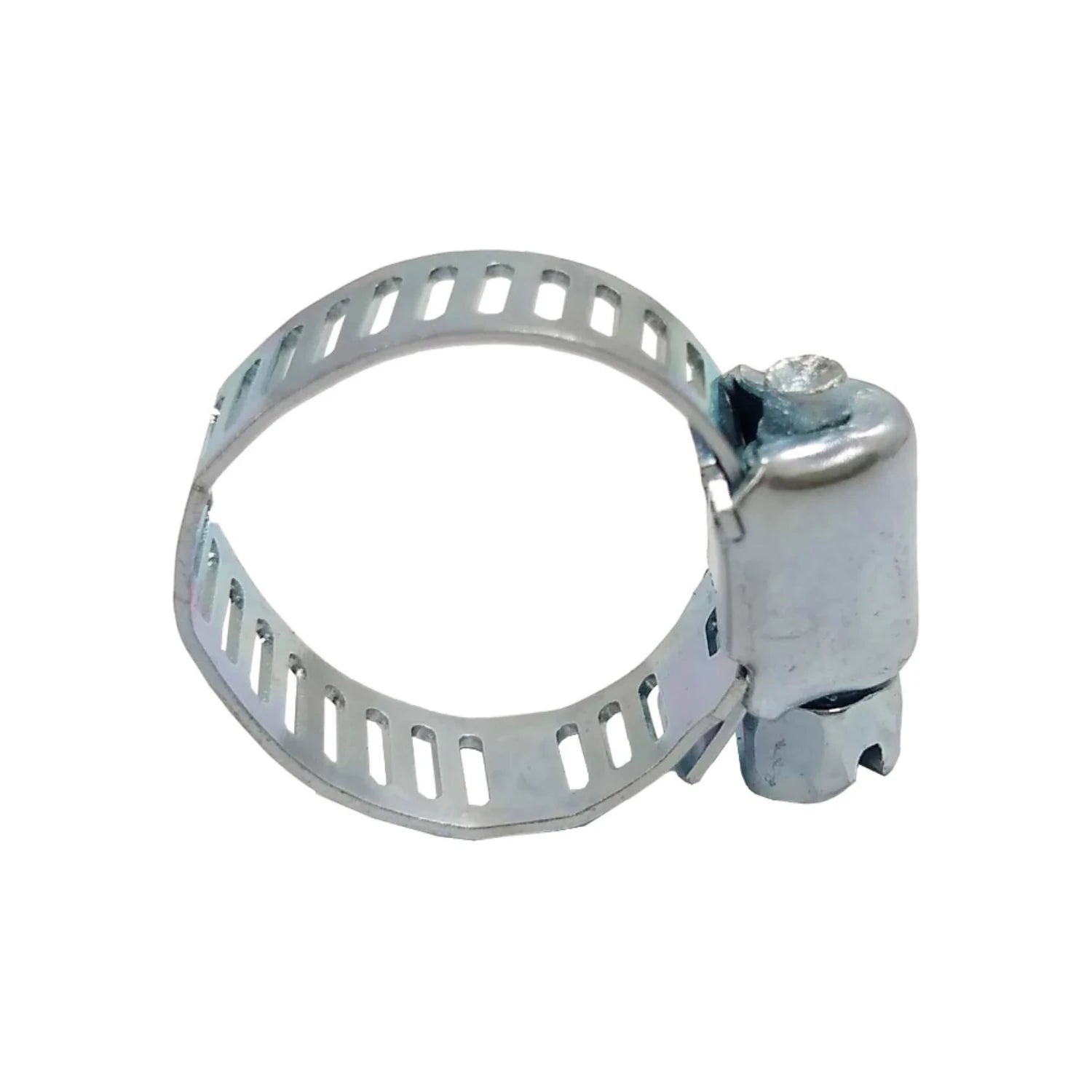 Abrazadera de manguera sin fin de acero galvanizado con tornillo, para tuberías y conductos de fontanería