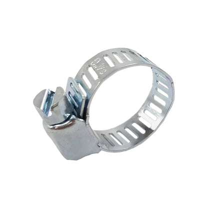 Abrazadera de manguera ajustable sin fin de acero galvanizado, tamaño 3/4 de pulgada