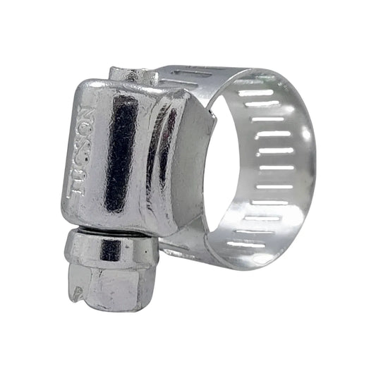 Abrazadera sin fin de acero galvanizado, ideal para mangueras de automoción y fontanería
