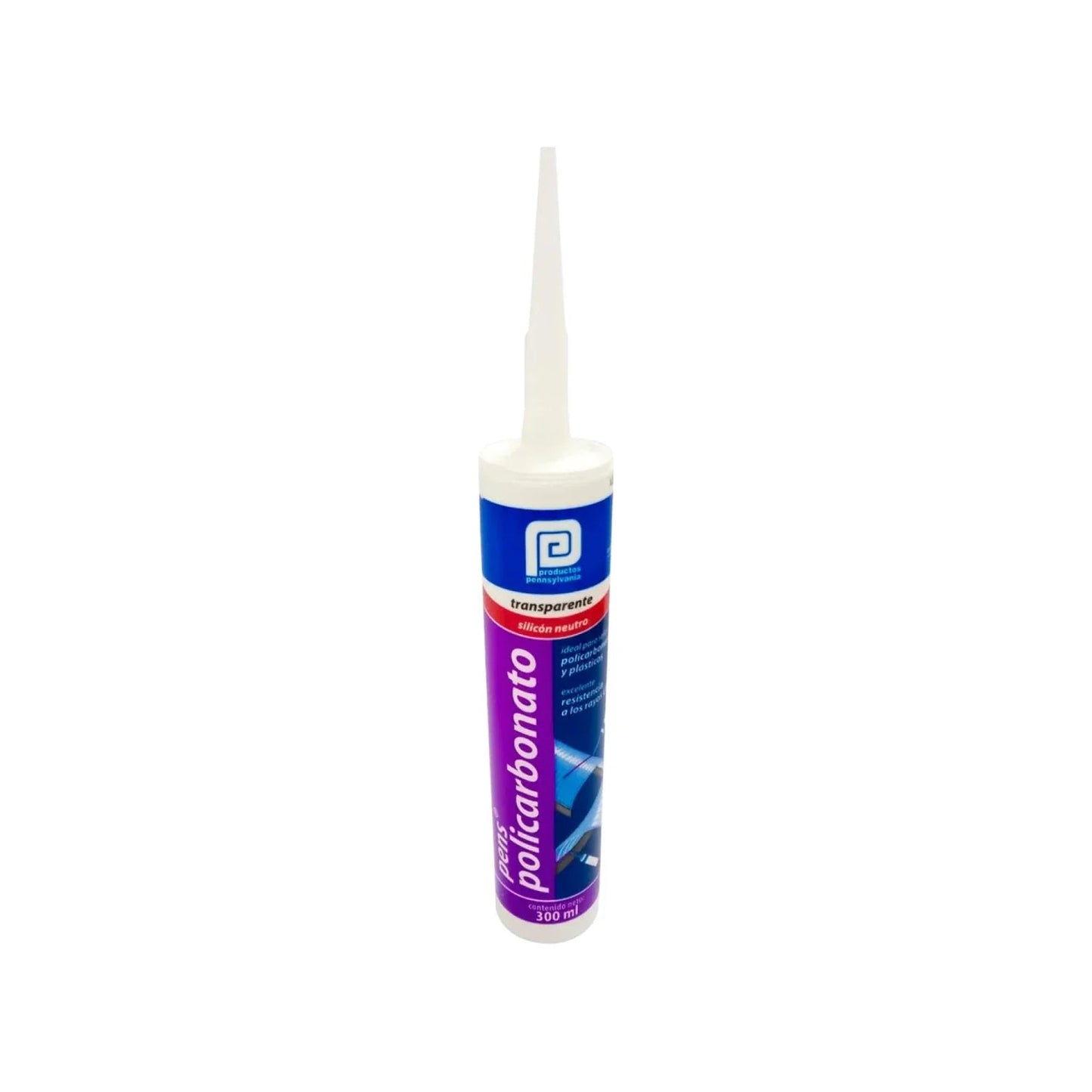 Sellador silicón neutro transparente para policarbonato Pennsylvania 300ml