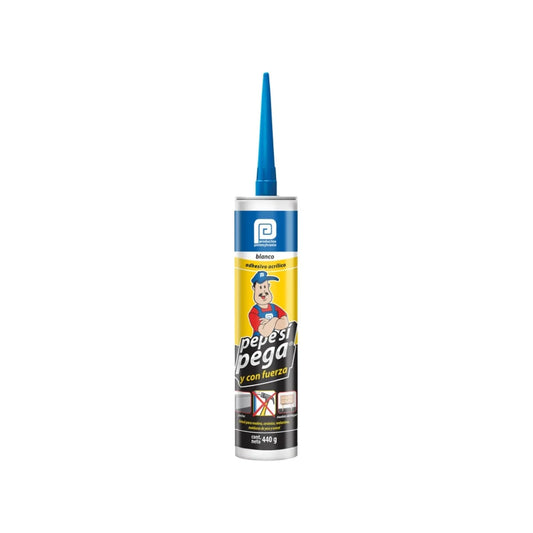 Adhesivo acrílico blanco 440 g no use clavos Pepe C4B186