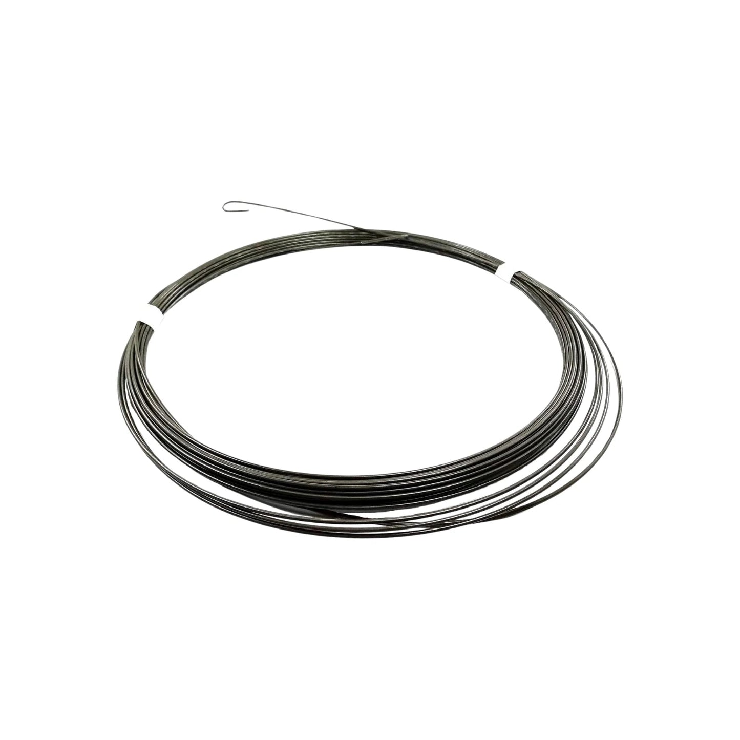 Guía para cableado de acero flexible, bobina de alambre metálico oscuro, 10 metros para instalaciones