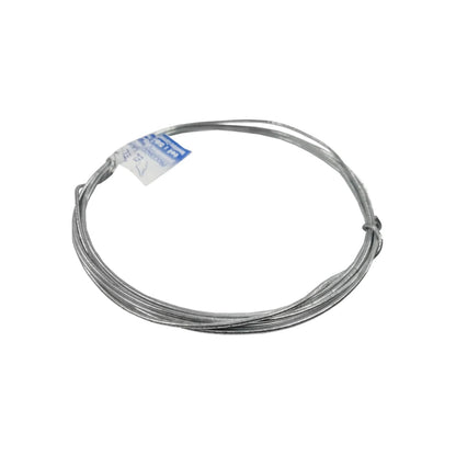 Alambre galvanizado calibre 18 en rollito marca El Ángel, color plateado