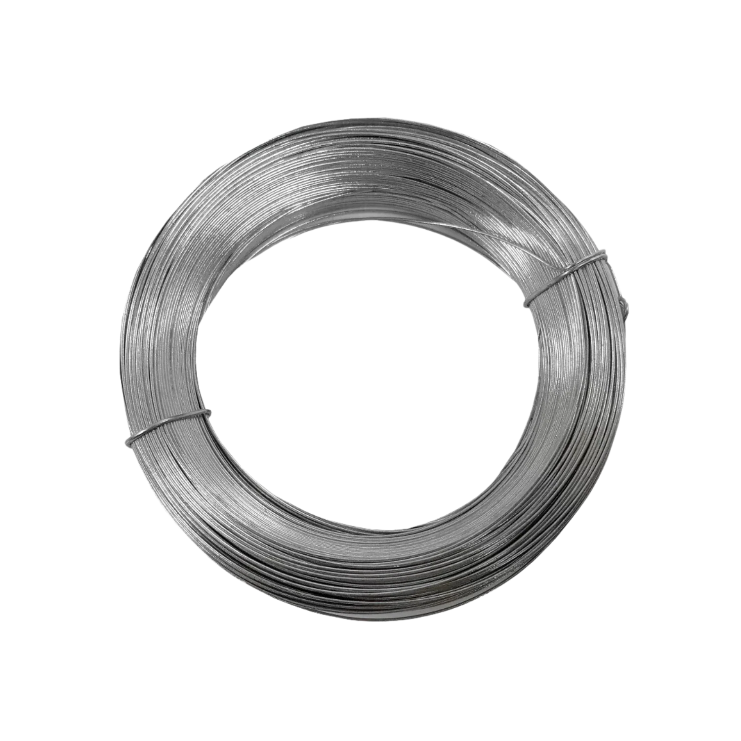 Bobina de alambre galvanizado calibre 14 gris, ideal para cercas, construcción y fijación resistente a la corrosión