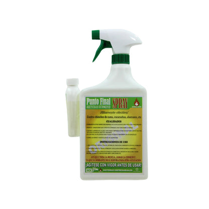 Kit insecticida Punto Final SPRAY con concentrado para eliminar chinches, cucarachas, alacranes en el hogar