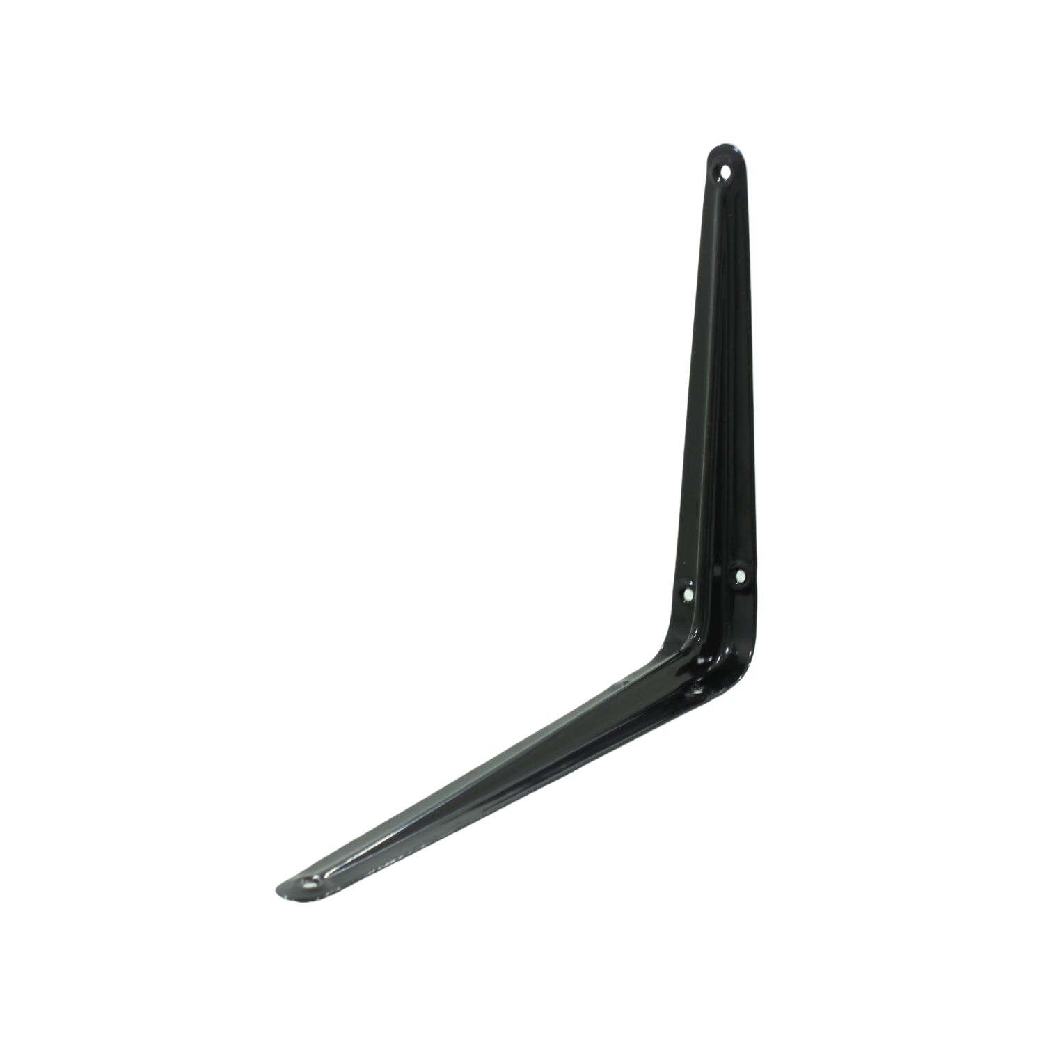 Ménsula negra 8x10 pulgadas para soporte de estantes y repisas metálicas