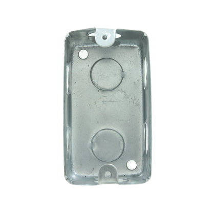 Chalupa eléctrica galvanizada de metal, caja de registro para empotrar con knockouts para cableado